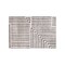 World Rug Gallery Distressed Bohemian Stripes Washable Non Slip Area Rug 2 ft x 3 ft Beige WR76BEIGE2X3 - alternate 4