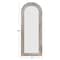 Homeroots 64" White Arch Wood Framed Standing Mirror 565026 - alternate 3