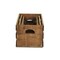 Homeroots Set of Three Brown Solid Wood Crate, 3PK 487685 - alternate 4