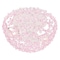 Jonathan Y Izzy 15.5" 2-Light Modern Glam Metal Dome LED Flush Mount with Crystal Flower Accents, White/Pink JYL9043B - alternate 1