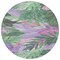 Homeroots 8' Sage And Mint Green Round Floral Washable Indoor Outdoor Area Rug 611122 - alternate 3