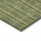 Homeroots 5' X 8' Olive Green And Lime Green Striped Washable Indoor Outdoor Area Rug 615062 - alternate 3