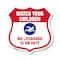 Signmission Pool Safety Shield Sign Attention Watch, 12 Inch X 12 Inch, Aluminum Metal Sign SHI-A-12-430 - alternate 1