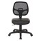 Office Star Products EM Series Mesh Screen Back Task Chair with Vinyl Seat, Black em2910v - alternate 2