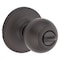 Kwikset Privacy Door Knob, Knob Handle, Brass, Venetian Bronze, 238 to 234 in Backset 300P11PRCALRCSV1 - alternate 1