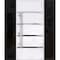Vdomdoors Steel Door Deux 1105 Black Enamel 2 Sidelight Exterior Windows Sidelites/ Stainless Inserts Entry D DEUX1105EXD-BLK-W12+36+12 x H80-LH-I - alternate 2