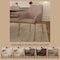 Leisuremod Zaire Collection Modern Dining Chair, Gold Legs and Taupe Fabric ZDC52TP - alternate 3