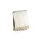 Homeroots 55" X 70" Cream Cotton Blend Plush Throw Blanket with Fringe 702219 - alternate 1