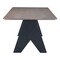 Homeroots 79" Espresso Solid Wood Cross Leg Base Dining Table 623354 - alternate 2