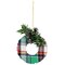 Martha Stewart Holiday Wreath Ornament 4 Piece Set in Red and Green 97152.04 - alternate 3