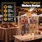 Azar Displays Clear Acrylic Countertop Pegboard Display, Sign Holder, 12 Clear 2 in Hooks, 15.5 inW x 19 inH 700515-CLR-2C12 - alternate 2