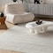 Homeroots 4' X 6' Cream and Beige Geometric Distressed Indoor Outdoor Area Rug 558816 - alternate 3