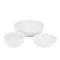 Elama Iris 18 Piece Porcelain Dinnerware Set with 2 Large Serving Bowls in White EL-IRIS - alternate 3