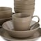 Bee And Willow Milbrook 16 Piece Stoneware Dinnerware Set in Mocha 130130.16 - alternate 3