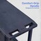 Luxor Cart, 1Tub Shelf, 1Flat Shelf, 18"x32", High Density Polyethylene (Shelf), Polyvinyl Chloride (Leg) EC21-B - alternate 4