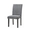 Homeroots Set of Two Gray Upholstered Fabric Dining Side Chairs 642282 - alternate 3