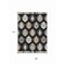 Homeroots 9' X 12' Black Ivory And Taupe Southwestern Washable Indoor Outdoor Area Rug 615120 - alternate 2
