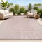 Jonathan Y Nordby High-Low Geometric Arch Scandi Striped Taupe/Beige 3 ft. x 5 ft. Indoor/Outdoor Area Rug SCN104D-3 - alternate 1