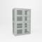Pucel Heavy Duty Storage Cabinet, 48 in W x 72 in H x 24 in D, Perforated Doors and Sides, Gray HDSC-4872-24-4-PERF - alternate 1