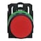 Schneider Electric Push Button Operator, Extended, Momentary Action, Not Applicable Release, Non-Illuminated, Red XB5AL42 - alternate 2