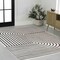 Jonathan Y Odense High-Low Minimalist Angle Geometric Black/White 4 ft. x 6 ft. Area Rug SCN101G-4 - alternate 2