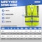 Neiko High Visibility Safety Vest ANSI Class 2, 9 Pockets, Neon Yellow, Large (L) 54052A - alternate 2