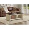 Monarch Specialties Coffee Table, 44-in. l, Storage, Rectangular, Beige Oak Laminate, Dark Brown Oak Laminate I 2508 - alternate 2
