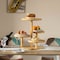 Vintiquewise Multi Purpose 4-Tier Round Wooden Cake Stand and Charcuterie Boards - Perfect Tiered Tray QI004690 - alternate 2