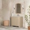 James Martin Vanities Gracyn 36" Single Vanity, Coastal Driftwood, w/ 3 CM Tajnar Eclos Widespread Top D125-V36-CSD-WTJR - alternate 3