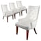 Leisuremod Spruce Collection Modern Wooden Dining Chair in White, 4PK SC24W4 - alternate 1