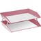 Acrimet Facility 2 Tier Letter Tray Side Load Letter Size Desktop File Organizer Plastic Solid Pink 253.9 - alternate 3