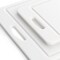 Martha Stewart Everyday Fayer 2 Piece Polypropylene 16in and 12in Cutting Board Set in White 138332.02 - alternate 2