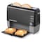 West Bend QuikServe 2-Slice Toaster with Extra Wide Slots, in Black 77224 - alternate 4