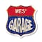Signmission Wes's Garage, 18 Inch X 18 Inch, Plastic Sign SHI-P-18-383-WES - alternate 1
