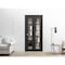 Sartodoors Sliding Closet Bi-fold Doors Black Solid Core Modern Interior QUADRO4522BF-BLK-48 x 80 (2* 24x80) - alternate 5