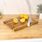 Happimess Eldridge Medium 16"W x 11"D Handcrafted Acacia Wood Grain Thick Reversible Cutting Board w/Juice Gr CUT1002A - alternate 4