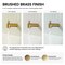 Kibi Circular Wall Mounted 1/2 in Slip-On Tub Spout with Diverter, Brushed Brass TS102BB - alternate 3