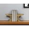 Homeroots Set of Two 6" Gold Metal Decorative Bookends, 2PK 392134 - alternate 4