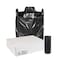 Zoro Contractor Trash Bags: 42 gal Capacity, 32-3/4 in x 47-5/8 in, 3 mil Thick, Black, 32 PK 445ML0 - alternate 1