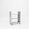 Pucel Heavy Duty Open Side Shelf Truck, 45 in W x 18-1/2 in D x 50 in H, Three Shelves, Gray OST-39 - alternate 1