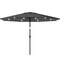 Pure Garden Patio Umbrella w/ Lights 10 ft Outdoor Sun Shade Canopy w/ 32 Solar LEDs UV 30+ Protection 50-LG1424 - alternate 3