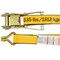 Mytee Products 4PK 2inx30ft Kinedyne Straps & 4PK 2inx36in Axle Straps Car Hauler Tow Kit, 4PK RS230WH-K-AS36-KIT - alternate 3