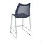 Flash Furniture HERCULES Series Navy Stack Counter Stool with Air-Vent Back and Gray Powder Coated Sled Base, 3PK 3-RUT-498A-CS-NV-GG - alternate 3