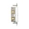 Eaton Wiring Devices Eaton-WP Tamper-Resistant GFCI Receptacle, 125 V, 15 A, NEMA: NEMA 5-15R, Back, Side Wiring, White TRGF15W - alternate 3