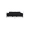 Homeroots 103" Black Top Grain Leather Reclining Metal USB Sofa 720326 - alternate 4
