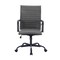 Leisuremod Harris High-Back Faux Leather Swivel Office Chair, Iron Frame HOTBL19GRL - alternate 3