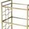 Homeroots Polished Gold Bar Cart 388955 - alternate 2