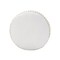 Homeroots 18" White Jute Blend Round Geometric Pouf Ottoman 534099 - alternate 2
