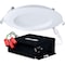 Goodlite LED Round, Recessed Ultra Slim Baffle-Trim Fixture, SB4/12W/R/LED/5CCT 1000 Lumens, 12W G-97822 - alternate 1