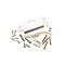 Global Door Controls GAL Series Eiffel Style Heavy-Duty Residential Cylindrical Lever, Grade 2 Privacy in Brushed Chrome GAL-1140L-R-626 - alternate 4